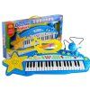 54330 6 velky keyboard 37 klaves mp3 mikrofon modry