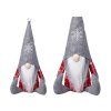 53877 vanocni skritek seda cepice zvonecek 32cm