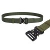 Taktický Vojenský Opasek Plátěný Černý 120 x 3,8 cm
