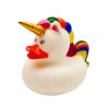 Jednorožec Kachnička Koupelová Hračka Duha Hříva Ocas Bílá