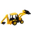 Stavební Bagry S Pohonem Pohyblivé Dvě Lžíce Žluté