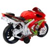 Dětská Závodní Motorka Světla Zvuky Červená
