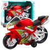 Dětská Závodní Motorka Světla Zvuky Červená