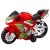 Dětská Závodní Motorka Světla Zvuky Červená