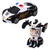 Auto Robot 2v1 Sportovní Policejní Auto s Pohonem Mix