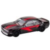 Sportovní Auto s Pohonem Lesklá Karoserie Černé Červené Linie