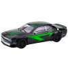 Sportovní Auto Pohon Lesklá Karoserie Černý Zelené Čáry