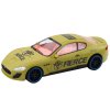 Závodní sportovní auto s pohonem zadních kol v pískové khaki barvě