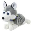 Interaktivní Plyšový Pes Husky na Baterie Pohybuje se a Vydává Zvuky