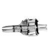 49722 6 sada kovovych kancelarskych klipu 4ks 50mm