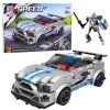 52443 stavebnice auto robot 2v1 modro sedy pohon 350 ks