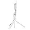 Selfie tyč Stativ Na Telefon Bluetooth Ovladač Držák ZS8 Bílá