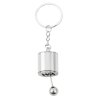 Kovový přívěsek na klíče Převodovka Pohyblivá Stříbrný