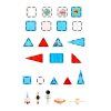 43185 2 magneticka stavebnice kosmicka okenka 58 ks