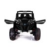 Dětský elektrický vůz Jeep XMX603 s dálkovým ovládáním a LED osvětlením - černá ekokůže