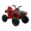Čtyřkolka na Akumulátor BDM0906 Nafukovací Kola Červená