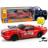 R/C Sportovní Auto 1:16 Červené s Bílými Pruhy s Ovladačem