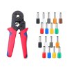 Sada Krimpovací Kliešte na Montáž Kabelových Koncovek ve Kufříku 1200ks