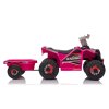 Dětská Čtyřkolka Na Baterii XMX630T Růžová S Přívěsem