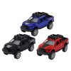 Aluminiové Terénní Auto s Pružinovým Pohonem - Červené Modré Černé