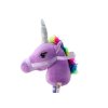 Hlava Jednorožce na Tyči Hobby Horse Fialová s Zvuky