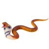 Realistická Gumová Figurína Hada Kobry Hnědá