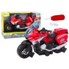 Montážní Záchranná Motorka DIY Světla Zvuky Červená