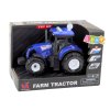 Farmářský Traktor S Efekty Zvuků a Světel Modrý 1:36
