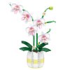 Stavebnice Orchidea v Květináči Růžovo-Bílá 616 ks