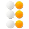 Sada 6 ks Pingpongových Míčků - Bílá/Oranžová Profesionální Kvalita