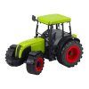 Zelený dětský traktor s dřevěným přívěsem - realistická hračka pro farmáře od 3 let