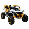 Elektromobil M3 4x4 Žlutobílý - Dětský SUV s Bezpečnostními Pásy a Bluetooth