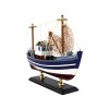 Kolekcionářská Dřevěná Loď Rybařící Kutr
