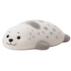 Silikonová relaxační foka s jemnou srstí 12 cm - antistresová pomůcka