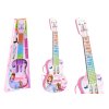 Dětská Elektrická Kytara Princezna Růžová Světla a Melodie