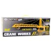 RC Stavební Kran s LED a 360° Otáčením - Výška 120 cm, Měřítko 1:36