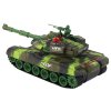 Velký Vojenský RC Tank s 360° Střelbou
