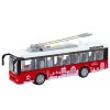 Realistický Trolejbus 1:16 s Efekty - Bílo-Červený, Pro Děti od 3 Let