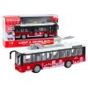 Realistický Trolejbus 1:16 s Efekty - Bílo-Červený, Pro Děti od 3 Let