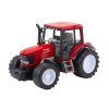 70509 2 detsky traktor s privesem a senem cerveny realisticky model