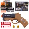 MARKSMAN FINE Dětská Mini Pistole s Plastovými Náboji a Nábojnicemi, 13,5 cm