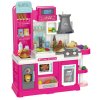 Dětská Růžová Kuchyňka s Parními Efekty a Změnou Barvy Jídla - 64 Dílů