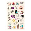 Dětské Smývatelné Tetování - Sada 60 Unikátních Květinových Vzorů
