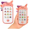 Dětský Edukativní Smartphone s Melodiemi a Světly - Růžový