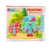 Interaktivní Páv Sensory: Otočné Kulky a Senzorické Bublinky pro Děti od 12m+