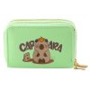 Kapibara Zelená Dvoumístná Peněženka s Přepážkami 12,5 x 8,5 cm