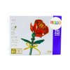 Konstrukční Stavebnice Červená Růže s Mašlí 92 ks