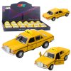Kovový Model Autíčka Taxi 1:32 s Otevíracími Dveřmi a Pull-Back Pohonem