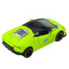 Kovový Sportovní Model Snů 1:43 - Neonově Zelený Pull Back Auto