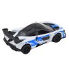 Kovový závodní automobil 1:32 s bílými dveřmi, pull-back pohon